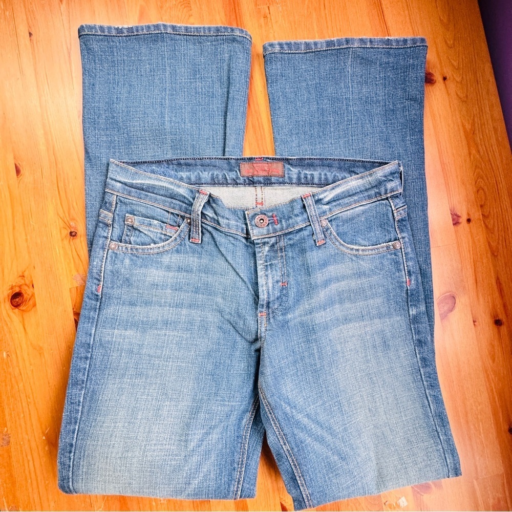 James cured dry aged denim jeans